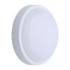 ΦΩΤΙΣΤΙΚΟ ΤΟΙΧΟΥ ΣΤΡΟΓΓΥΛΟ LED 12W Φ170X50 3000K IP54 ΛΕΥΚΟ PLUS