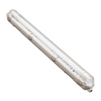 ΦΩΤΙΣΤΙΚΟ ΣΤΕΓΑΝΟ ΓΙΑ LED TUBE ΜΕ INOX CLIPS 1X0.60M