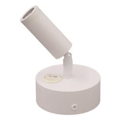 ΣΠΟΤ ΕΞΩΤΕΡΙΚΟ ΚΙΝΗΤΟ “ARISTON 1” 3W LED 3000K ΛΕΥΚΟ PLUS