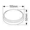 ΑΠΛΙΚΑ LED 12W 3000K 850LM IP54 - Image 2