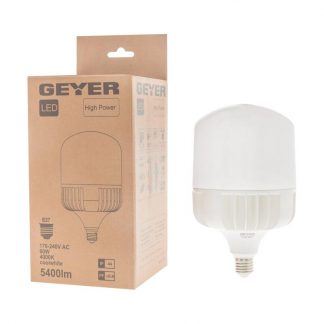 ΛΑΜΠΑ LED HIGH POWER ECONOMY 60W E27 4000K 5400LM IP44