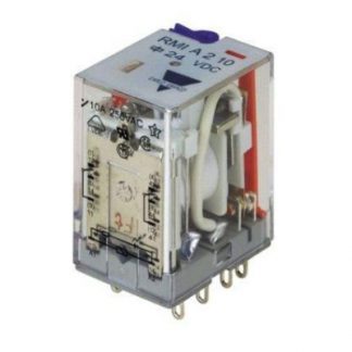 ΜΙΚΡΟΡΕΛΕ ΤΕΤΡΑΓΩΝΟ 8P RMIA210 24VDC+LED