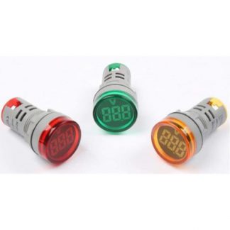 ΒΟΛΤΟΜΕΤΡΟ Φ22 20-500V AC ΚΙΤΡΙΝΟ AD16-22DS