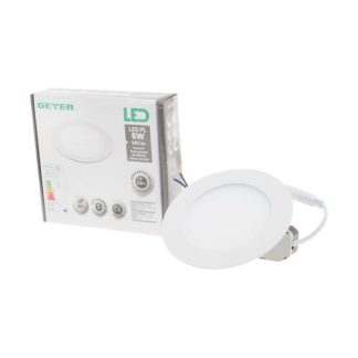 ΦΩΤΙΣΤΙΚΟ ΟΡΟΦΗΣ ΧΩΝΕΥΤΟ ΤΥΠΟΥ PL LED 6W 3000K 380LM Φ100MM