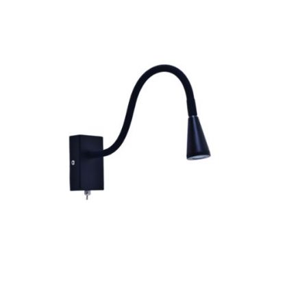 ΦΩΤΙΣΤΙΚΟ ΤΟΙΧΟΥ SE 124-1AB CABLE BLACK MAT