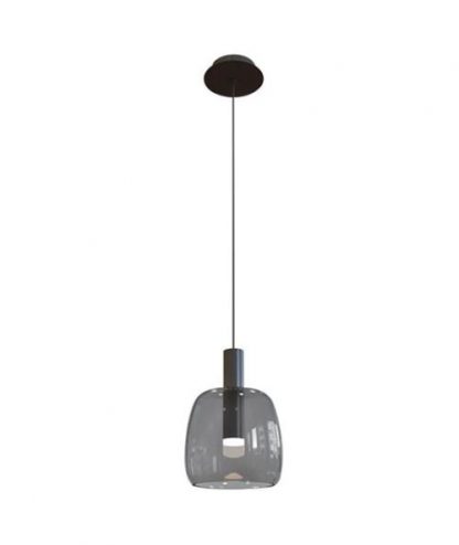 ΚΡΕΜΑΣΤΟ ΦΩΤΙΣΤΙΚΟ ΓΥΑΛΙ ΓΚΡΙ-ΜΑΥΡΟ LED 3000Κ 5W