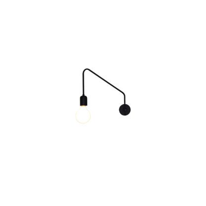 Φωτιστικό ΤΟΙΧΟΥ HL-3549-1 MALA BLACK WALL LAMP