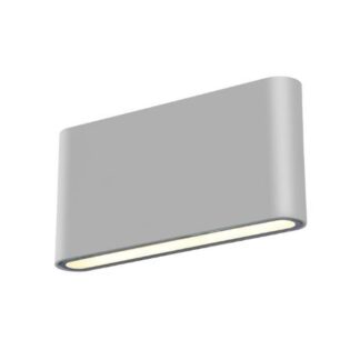 ΑΠΛΙΚΑ LED 2Χ6W 3000K SLIM ΓΚΡΙ