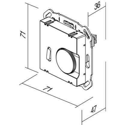 ΘΕΡΜΟΣΤΑΤΗΣ ΨΥΞΗΣ / ΘΕΡΜΑΝΣΗΣ 5A 230V~ TI XO LOGIQ - Image 3