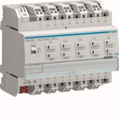 ΕΝΕΡΓΟΠΟΙΗΤΗΣ KNX 10 ΕΝΤΟΛΩΝ ΦΩΤΙΣΜΟΥ / 5 ΡΟΛΩΝ EASY 10Α