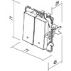 ΜΠΟΥΤΟΝ ΡΟΛΛΩΝ 10A 250V~ PW XO LOGIQ - Image 3