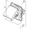 ΠΡΙΖΑ ΣΟΥΚΟ ΜΕ ΚΑΠΑΚΙ 2P+E 16A 250V~ AT XO LOGIQ - Image 3