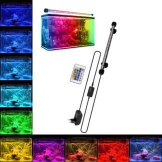 Φωτιστικό Ενυδρείου 28cm LED 3W Αδιάβροχο IP68 με Ασύρματο Χειριστήριο
