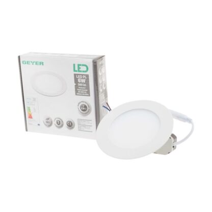 ΦΩΤΙΣΤΙΚΟ ΟΡΟΦΗΣ ΧΩΝΕΥΤΟ ΤΥΠΟΥ PL LED 6W 3000K 380LM Φ100MM - Image 4