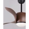 Ανεμιστήρας Οροφής με LED 132 εκ 40W 3 φτερά ABS καφέ 5267611 Breeze - Image 4