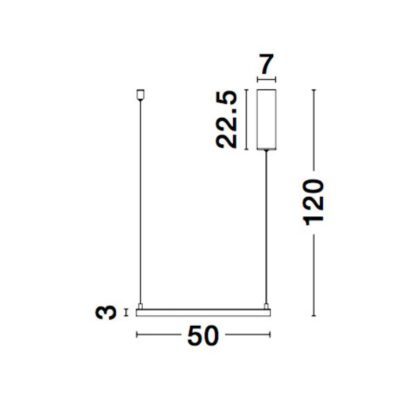 Κρεμαστό Φωτιστικό Οροφής ETERNA LED 30W 2100Lm - Image 5