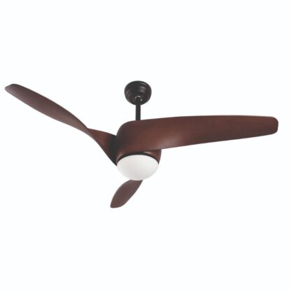 Ανεμιστήρας Οροφής με LED 132 εκ 40W 3 φτερά ABS καφέ 5267611 Breeze