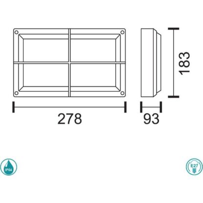 ΑΠΛΙΚΑ ΤΟΙΧΟΥ Ε27 15W - Image 2