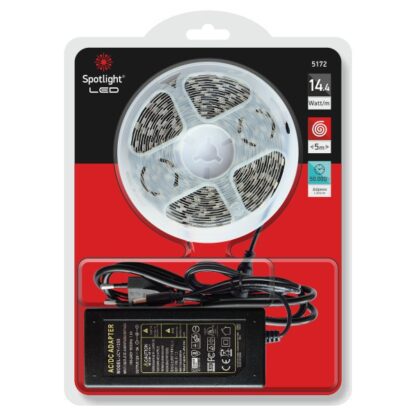 ΣΕΤ ΤΑΙΝΙΑ LED RGB 12V 14.4W 6000K