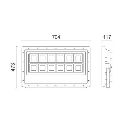 ΠΡΟΒΟΛΕAΣ LED SMD 500W 6000K - Image 2