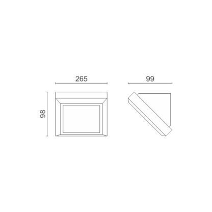 ΑΠΛΙΚΑ LED ΕΞΩΤΕΡΙΚΟΥ ΧΩΡΟΥ 12W 4000K - Image 2