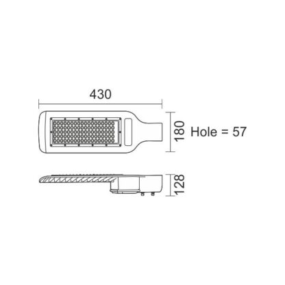 ΦΩΤΙΣΤΙΚΟ ΔΡΟΜΟΥ LED HPL 60W 5000K - Image 2