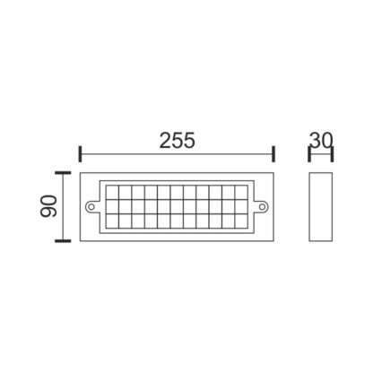 ΑΠΛΙΚΑ LED ΕΞΩΤΕΡΙΚΟΥ ΧΩΡΟΥ 6W 3000K - Image 2