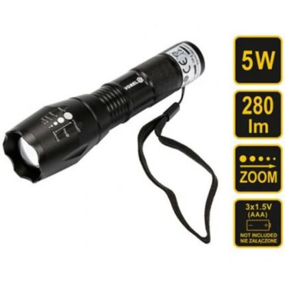 φακός Power LED 5W 2801lm 135x40mm 88555