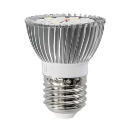 GloboStar® 79691 Σποτ LED E27 MR16 28W 300lm 120° AC 220-240V IP20 Grow Light Full Spectrum – LED Σποτ Ανάπτυξης Φυτών για Κάλυψη Επιφάνειας 0.6m x 0.6m Πλήρους Φάσματος Φ5 x Υ6cm – Μωβ, Μπλε & Κόκκινο – 2 Χρόνια Εγγύηση - Image 2