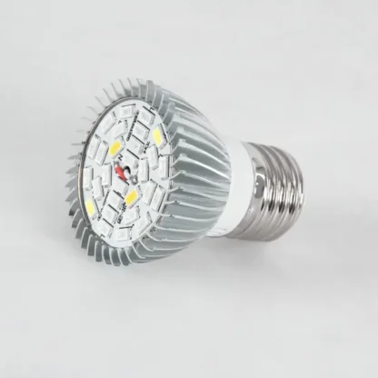 GloboStar® 79691 Σποτ LED E27 MR16 28W 300lm 120° AC 220-240V IP20 Grow Light Full Spectrum – LED Σποτ Ανάπτυξης Φυτών για Κάλυψη Επιφάνειας 0.6m x 0.6m Πλήρους Φάσματος Φ5 x Υ6cm – Μωβ, Μπλε & Κόκκινο – 2 Χρόνια Εγγύηση