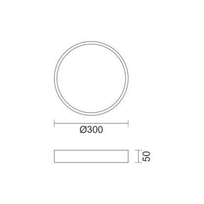 ΑΝΕΜΙΣΤΗΡΑΣ ΟΡΟΦΗΣ LED 40W [ 3000K | 4000K | 6000K ] - Image 2