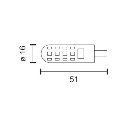 ΛΑΜΠΤΗΡAΣ LED 12V G4 5.5W 6000K - Image 2