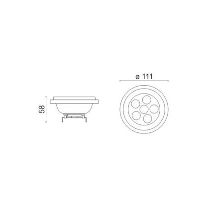ΛΑΜΠΤΗΡAΣ LED AR111 13W 4000K D/C - Image 2