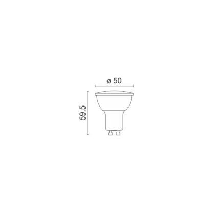 ΛΑΜΠΤΗΡAΣ LED RGB GU10 4.5W - Image 2