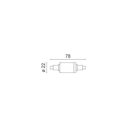 ΛΑΜΠΤΗΡAΣ LED R7S DIMMABLE 5W 4000K - Image 2