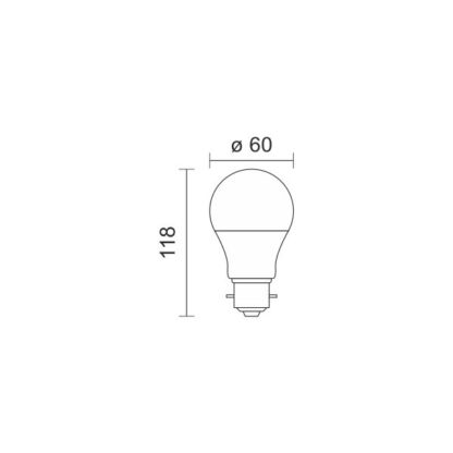 ΛΑΜΠΤΗΡAΣ LED B22 10W 4000K - Image 2