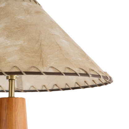 MASPALOMAS 02292 Boho Επιδαπέδιο Φωτιστικό Μονόφωτο 1 x E27 AC220-240V IP20 - Φ55 x Υ145cm - Μπεζ Ξύλινο Καμπάνα - 5 Χρόνια Εγγύηση - Image 6