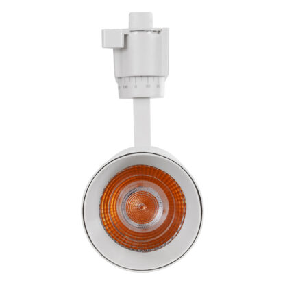 LUGANO 60807 Μονοφασικό Φωτιστικό Σποτ Ράγας LED 20W 2500lm 36° Acrylic HQ LENS AC 220-240V IP20 Φ6.5 x Υ22cm Φυσικό Λευκό 4500K - EUROTRACK® System 1L+1N - Λευκό - Bridgelux Chip - TÜV Certified Driver - 5 Χρόνια Εγγύηση - Image 7