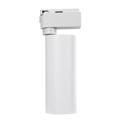 LUGANO 60808 Μονοφασικό Φωτιστικό Σποτ Ράγας LED 20W 2400lm 36° Acrylic HQ LENS AC 220-240V IP20 Φ6.5 x Υ22cm Θερμό Λευκό 2700K - EUROTRACK® System 1L+1N - Λευκό - Bridgelux Chip - TÜV Certified Driver - 5 Χρόνια Εγγύηση - Image 6