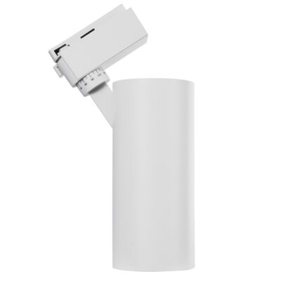 LUGANO 60813 Μονοφασικό Φωτιστικό Σποτ Ράγας LED 30W 3750lm 36° Acrylic HQ LENS AC 220-240V IP20 Φ7.5 x Υ22.7cm Φυσικό Λευκό 4500K - EUROTRACK® System 1L+1N - Λευκό - Bridgelux Chip - TÜV Certified Driver - 5 Χρόνια Εγγύηση - Image 5