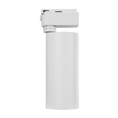 LUGANO 60813 Μονοφασικό Φωτιστικό Σποτ Ράγας LED 30W 3750lm 36° Acrylic HQ LENS AC 220-240V IP20 Φ7.5 x Υ22.7cm Φυσικό Λευκό 4500K - EUROTRACK® System 1L+1N - Λευκό - Bridgelux Chip - TÜV Certified Driver - 5 Χρόνια Εγγύηση - Image 6