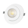 LEXIS JOINT 60988 Χωνευτό LED Κινούμενο Spot Downlight 12W 1200lm 45° AC 220-240V IP44 Φ15.8cm x Υ4.1cm - Στρόγγυλο - Λευκό - Φυσικό Λευκό 4500K - Bridgelux Chip - TÜV Certified Driver - 5 Years Warranty - Image 5