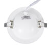 LEXIS JOINT 60988 Χωνευτό LED Κινούμενο Spot Downlight 12W 1200lm 45° AC 220-240V IP44 Φ15.8cm x Υ4.1cm - Στρόγγυλο - Λευκό - Φυσικό Λευκό 4500K - Bridgelux Chip - TÜV Certified Driver - 5 Years Warranty - Image 7
