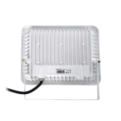 ATLAS 61421 Επαγγελματικός Προβολέας LED 50W 5750lm 120° AC 220-240V - Αδιάβροχος IP67 - Μ21 x Π3.5 x Υ16cm - Λευκό - Θερμό Λευκό 2700K - LUMILEDS Chips - TÜV Rheinland Certified - 5 Years Warranty - Image 5