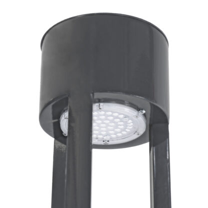 CANCUN 61509 Urban Light Φωτιστικό Πάρκου - Πλατείας - Κήπου Ύψους 2 μέτρων LED 40W 5440lm 60° AC100-240VAC IP67 IK09 - D15.5 x H200cm - Anthracite Grey - Φυσικό Λευκό 4000K - LUMILEDS - MEAN WELL DRIVER - 5 Years Warranty - Image 4