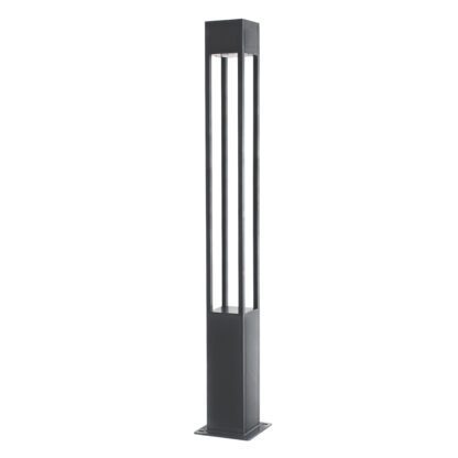 MONTERREY 61511 Urban Light Φωτιστικό Πάρκου - Πλατείας - Κήπου Ύψους 2 μέτρων LED 40W 5440lm 60° AC100-240VAC IP67 IK09 - Μ20 x Π20 x Υ200cm - Anthracite Grey - Φυσικό Λευκό 4000K - LUMILEDS - MEAN WELL DRIVER - 5 Years Warranty - Image 3