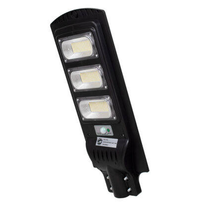 71552 Αυτόνομο Ηλιακό Φωτιστικό Δρόμου Street Light LED SMD 150W 12000lm με Ενσωματωμένη Μπαταρία Li-ion 9000mAh - Φωτοβολταϊκό Πάνελ με Αισθητήρα Ημέρας-Νύχτας PIR Αισθητήρα Κίνησης Αδιάβροχο IP65 Ψυχρό Λευκό 6000K - Image 2