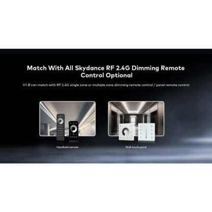 73116 V1-B SKYDANCE DC RF 2.4Ghz Dimmer Constant Voltage Controller 1 Κανάλι DC 12-24V 1 x 20.5A 480W - Max 20.5A 480W - IP20 Μ9 x Π4 x Υ2.8cm - 5 Χρόνια Εγγύηση - Image 11