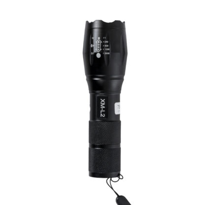 79041 Φορητός Φακός Χειρός XM-L2 LED CREE 10W με Επαναφορτιζόμενη Μπαταρία 3000mAh & Φορτιστή Πρίζας - Zoom x1 έως x2000 - Ψυχρό Λευκό 6000K - Φ4 x Υ13.5cm - Image 5
