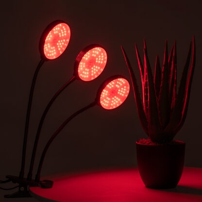 79652 Grow Light Full Spectrum LED Φωτιστικό Ανάπτυξης Φυτών Γλάστρας με 3 Κινούμενες Κεφαλές & Βάση Clip SMD 2835 15W 160° DC 5V IP20 με Dimmer & Timer Εσωτερικού Χώρου για Κάλυψη Επιφάνειας 1m x 1m Πλήρους Φάσματος Φωτισμού - Image 13